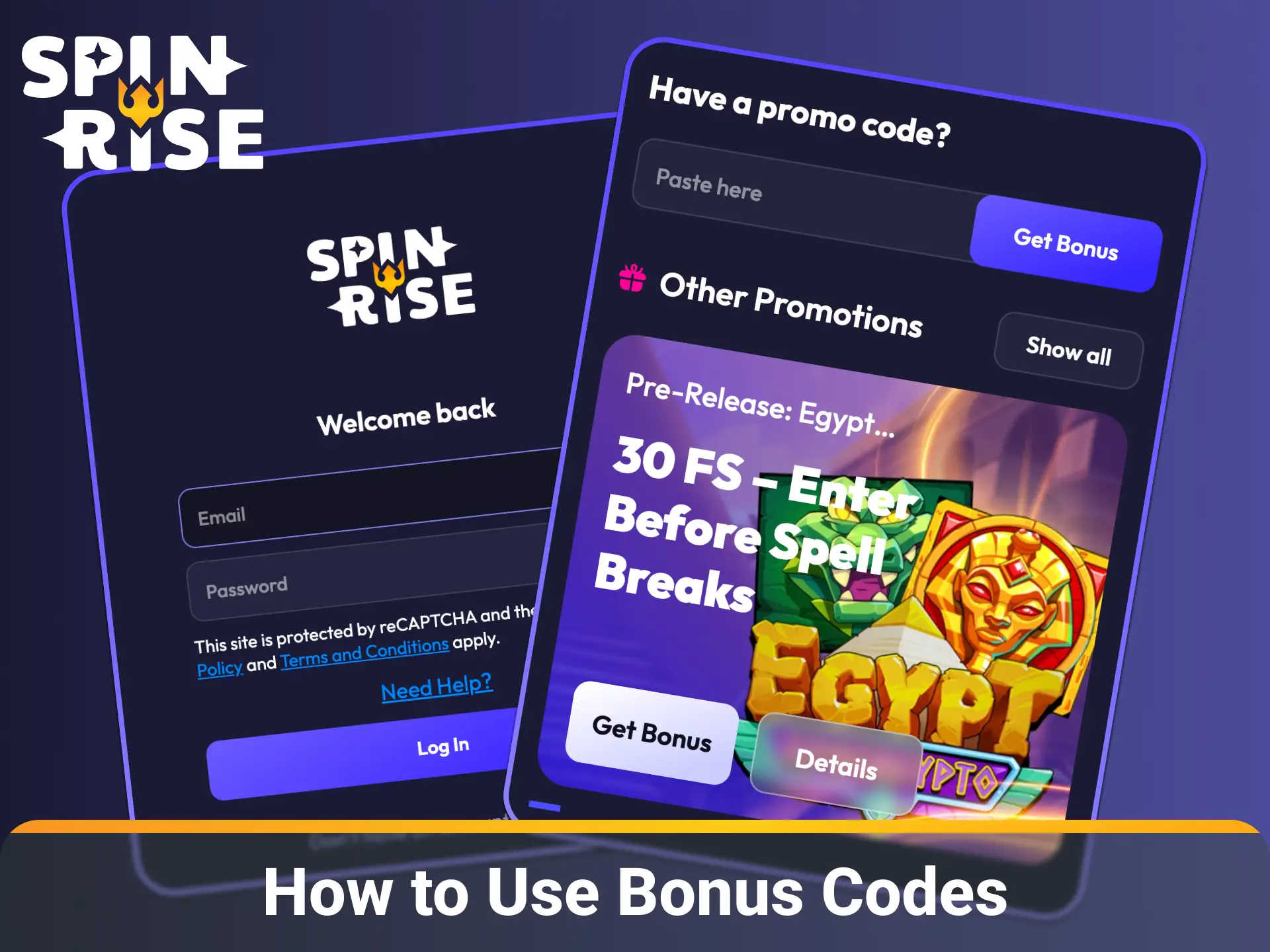 Learn how to activate promo codes during deposit to claim exclusive rewards on Spinrise bonus.